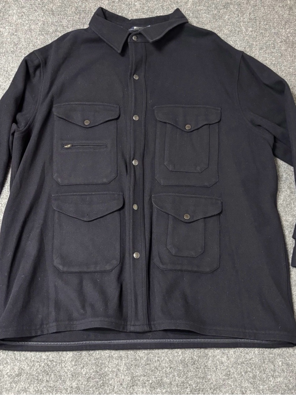 Polo Ralph Lauren Sz  XL Navy Blue Jacket Utility Fleece RR VtG